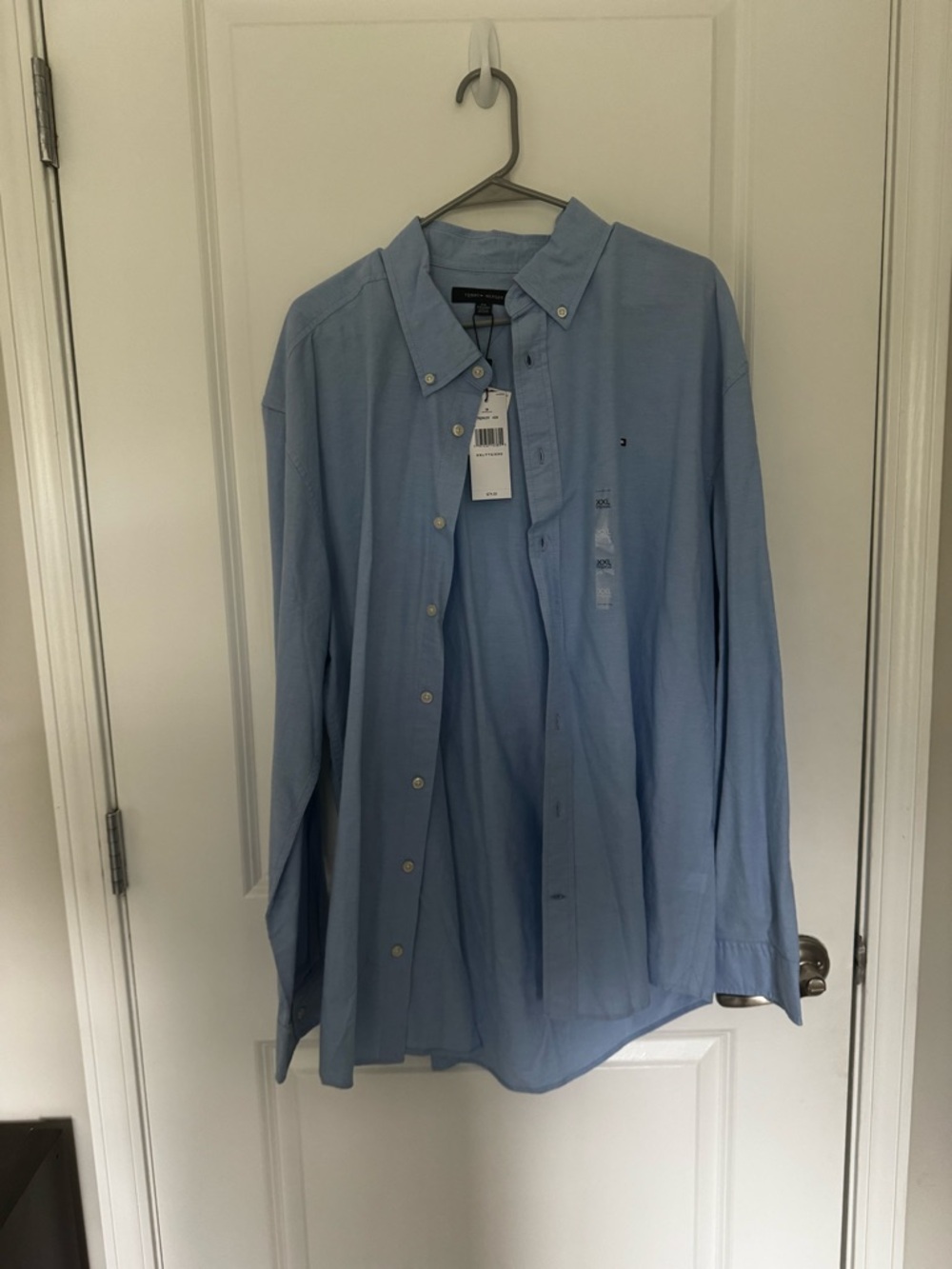 Tommy Hilfiger Pale Blue Oxford Button-Down Shirt